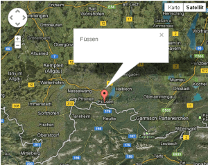 Gefixte Anzeige des InfoWindows bei googleMaps und Twitter Bootstrap